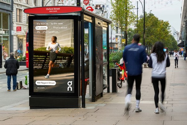 On Running campagne DOOH