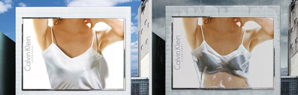 Campagne DOOH Calvin Klein